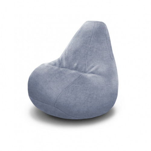 Кресло-мешок «Велюр светло-серый»