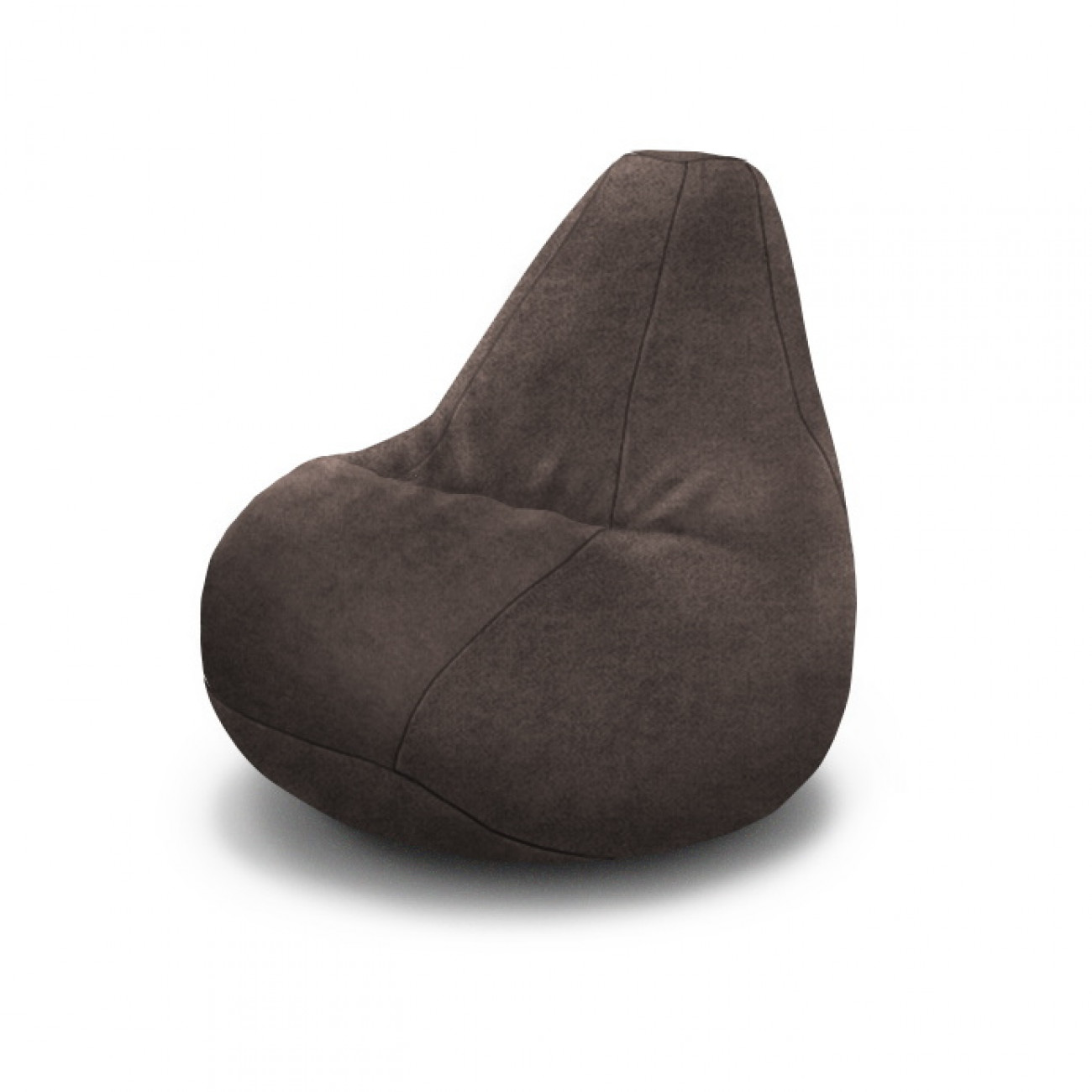 Кресло-мешок «Велюр темно-коричневый»