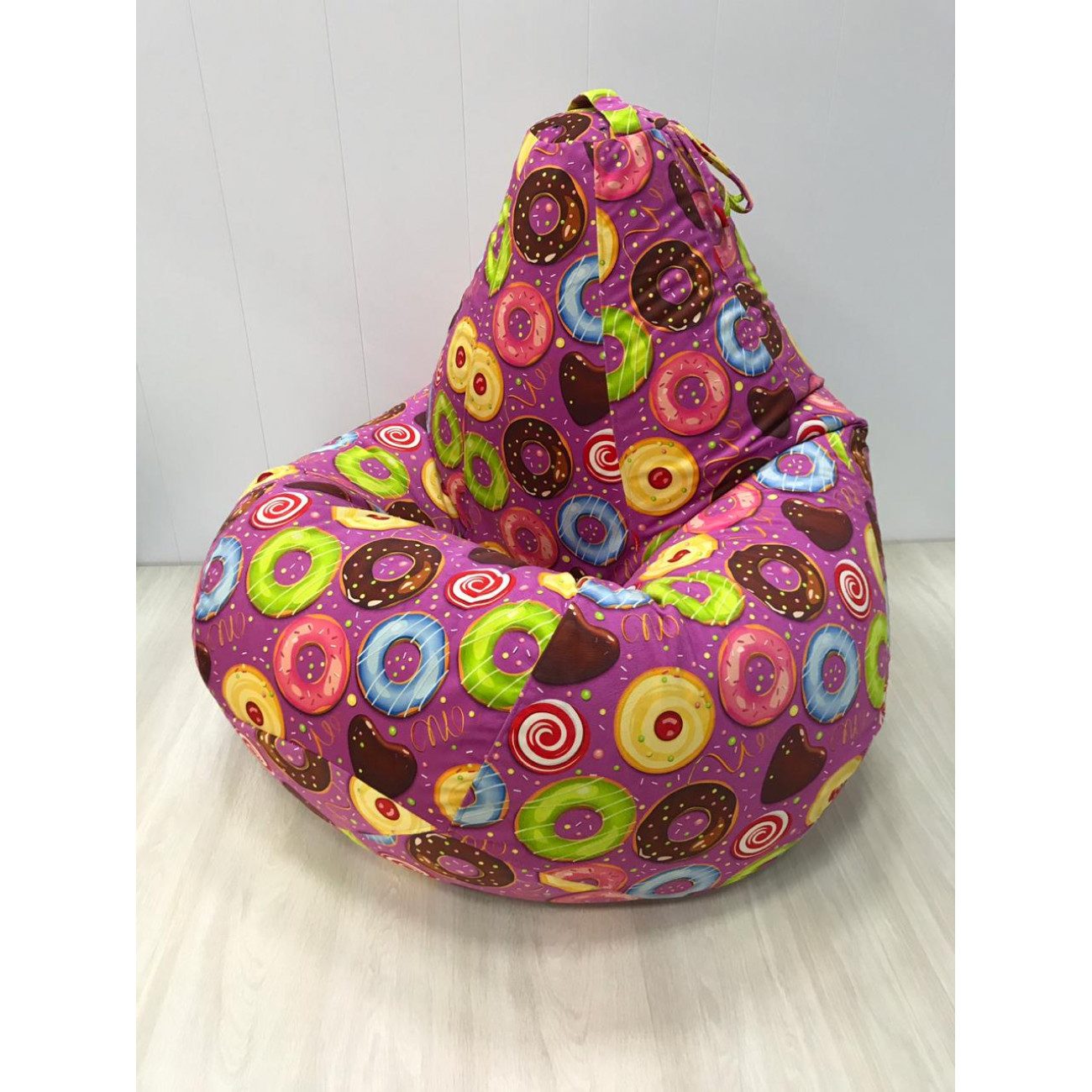 Кресло-мешок «Пончики» фиолетовые