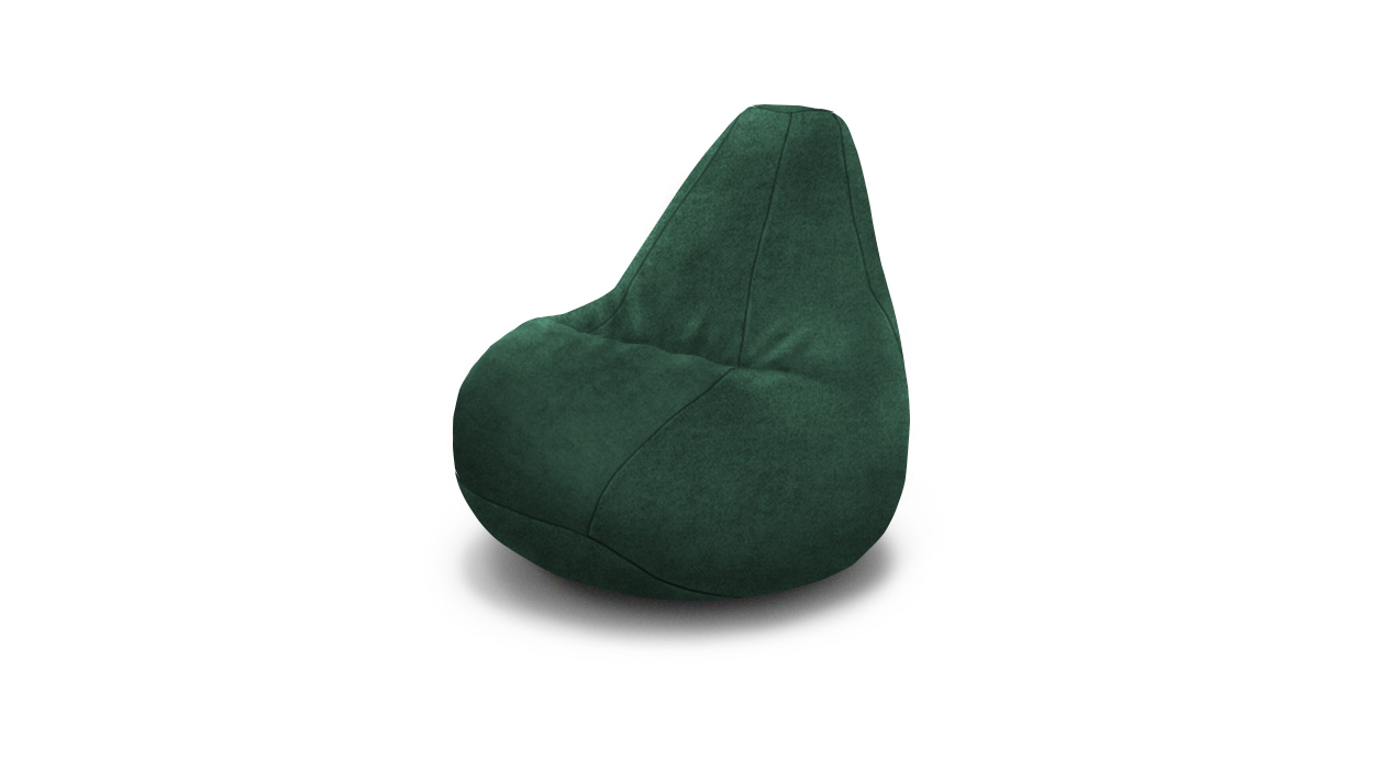 Кресло-мешок Велюр зеленый