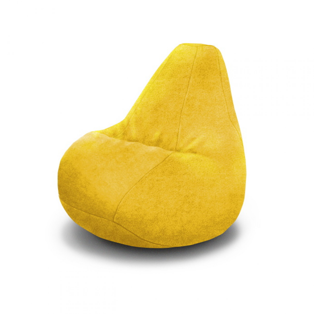 Кресло-мешок «Велюр желтый»