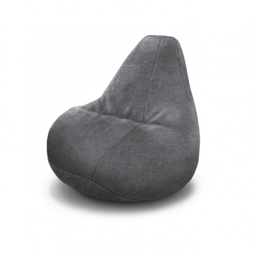 Кресло-мешок «Велюр темно-серый»