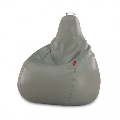 Кресло-мешок «Экокожа» серый