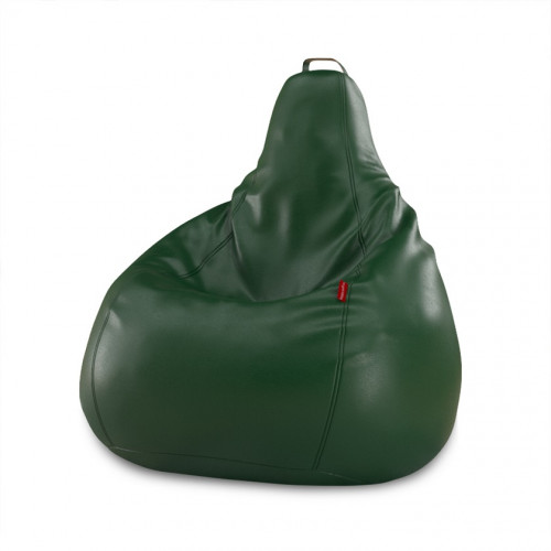 Кресло-мешок «Экокожа» тёмно зелёный