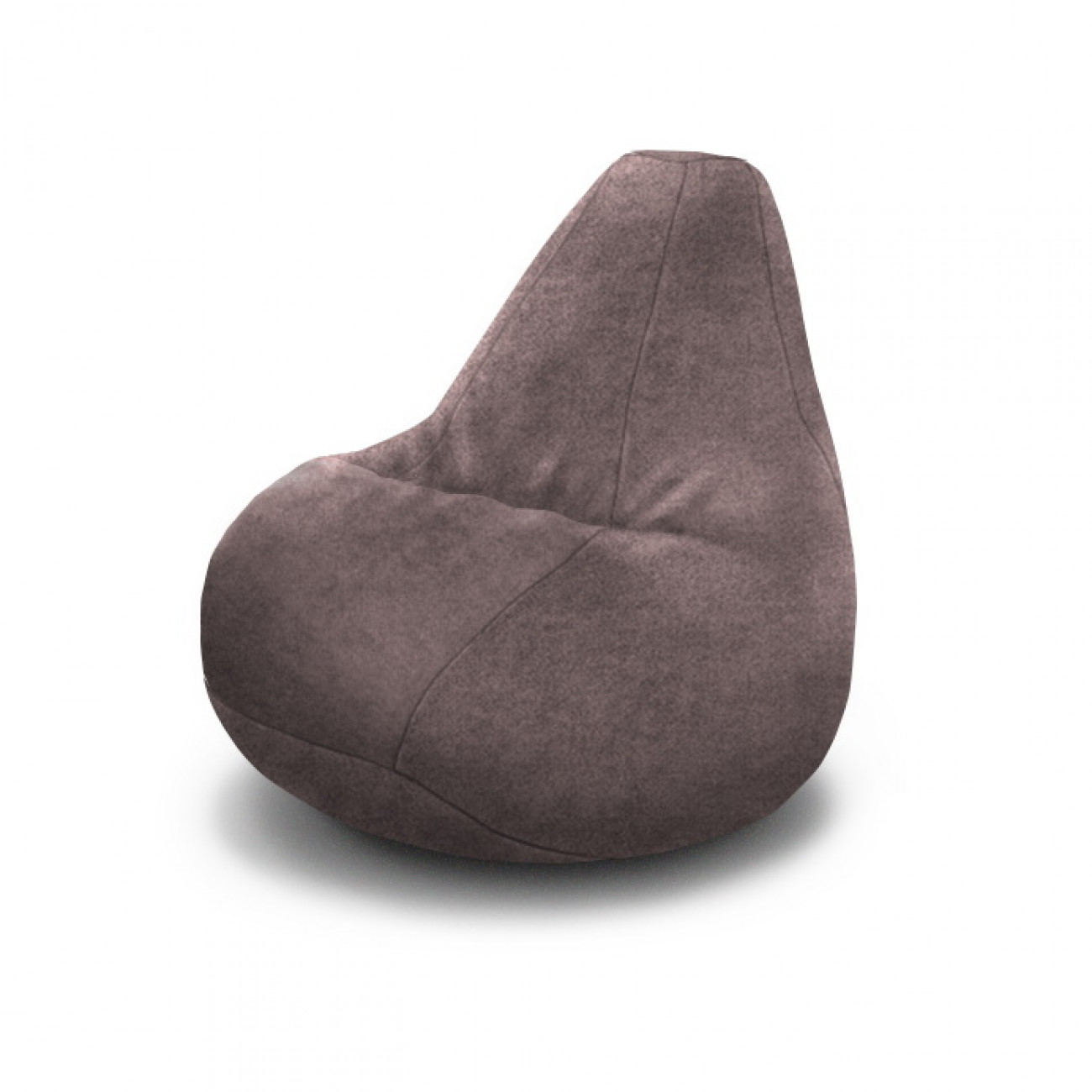 Кресло-мешок «Велюр серо-коричневый»