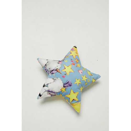 Декоративная подушка звездочка «Единорожки»