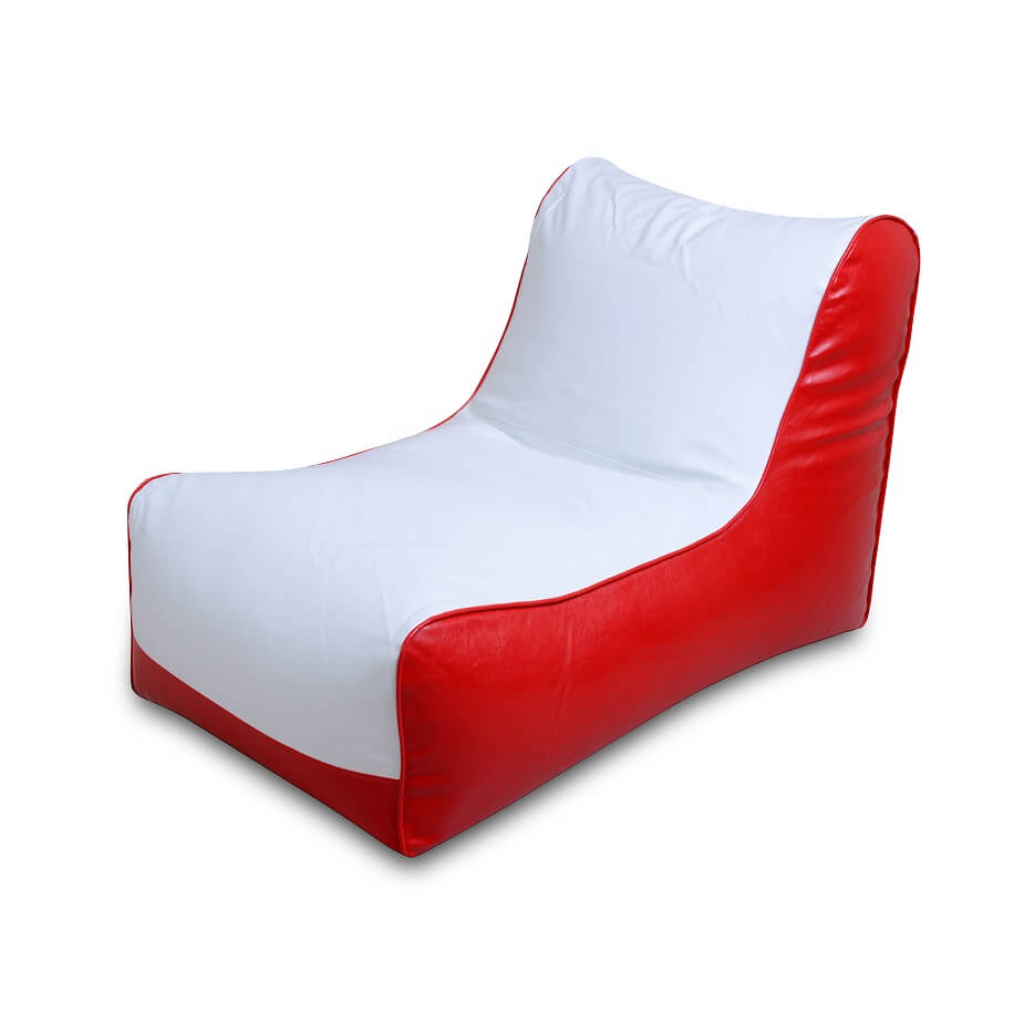 Кресло-лежак Красно-белый