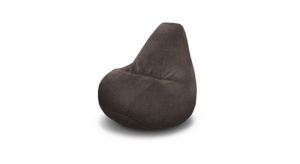 Кресло-мешок Велюр темно-коричневый