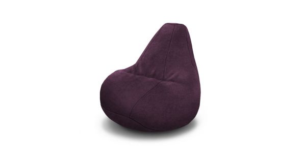 Кресло-мешок Велюр фиолетовый