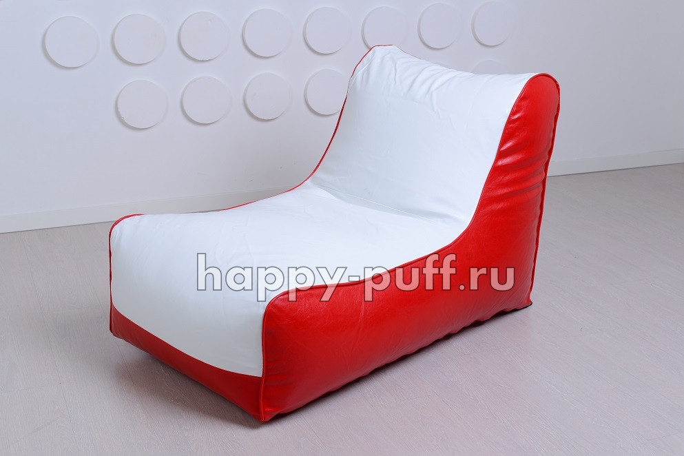 Кресло-лежак Красно-белый